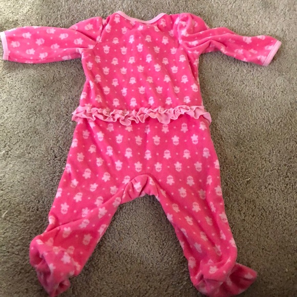 Baby girl Footed PJs - Picture 4 of 4
